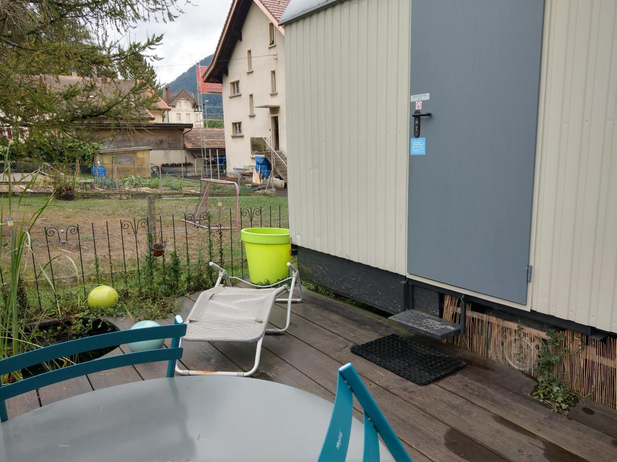 Ferienwohnung La Roulotte Travers Exterior foto