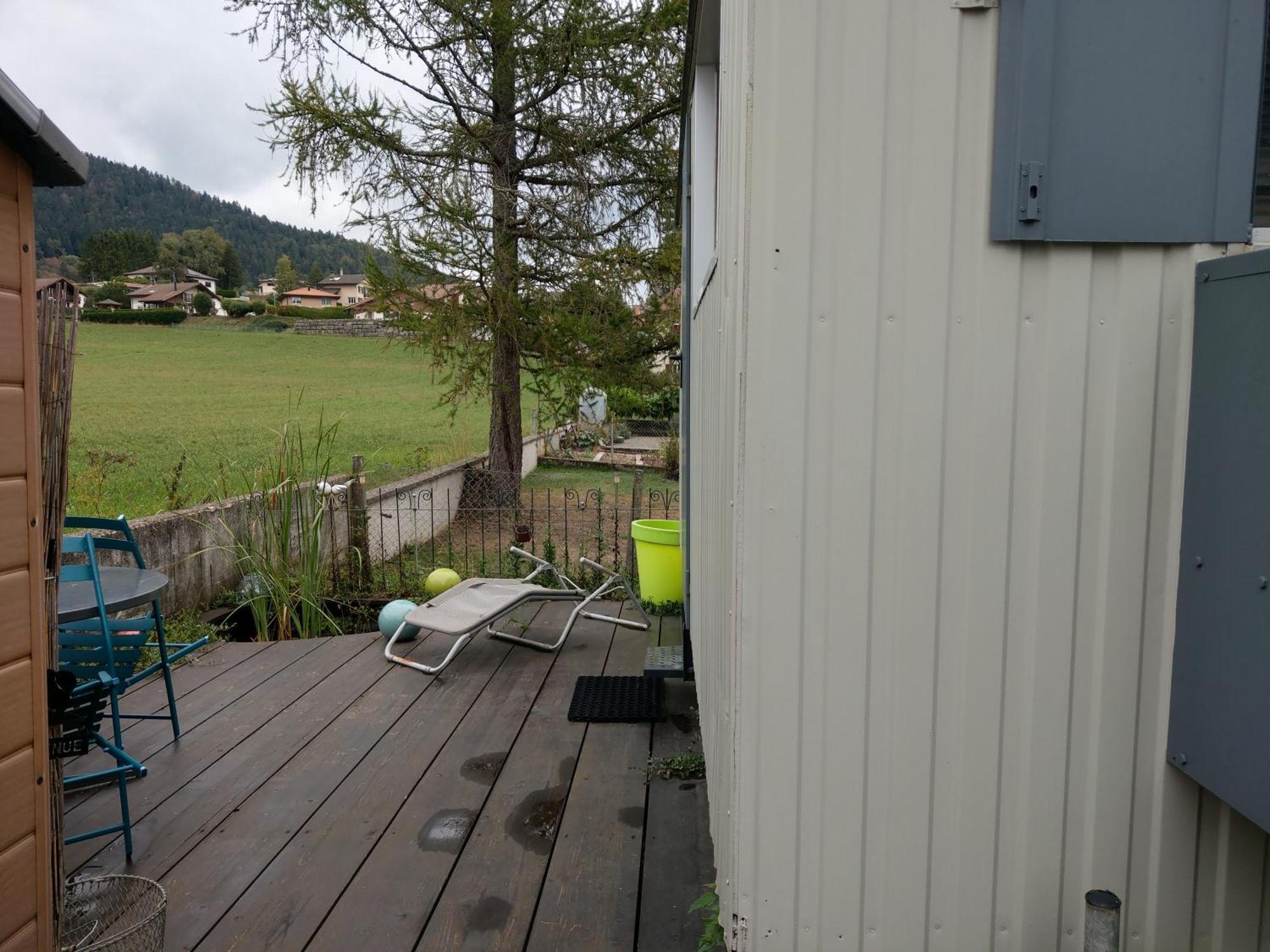 Ferienwohnung La Roulotte Travers Exterior foto